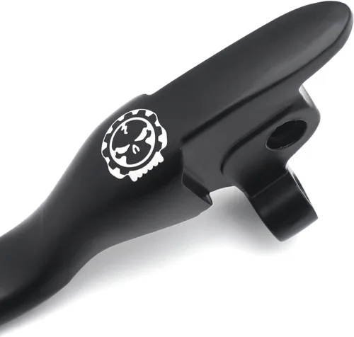 Vista 3 de HongK - Palanca de mano de embrague de freno de calavera negra para motocicleta compatible con H-D 08-13 Touring Trike 14-posterior FLHR