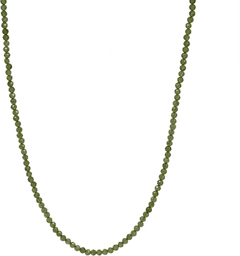 Vista 8 de Gempires - Collar de cuentas de piedras naturales hechas a mano, joyería de cristal hipoalergénica de 20 pulgadas, chapado en oro, joyería de moda