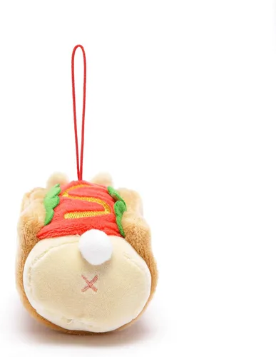 Vista 3 de Anirollz Llavero de peluche de animal de peluche – Muñeca de juguete con dije de adorno Suave, esponjoso, cálido, lindo, cómodo, seguro Traje