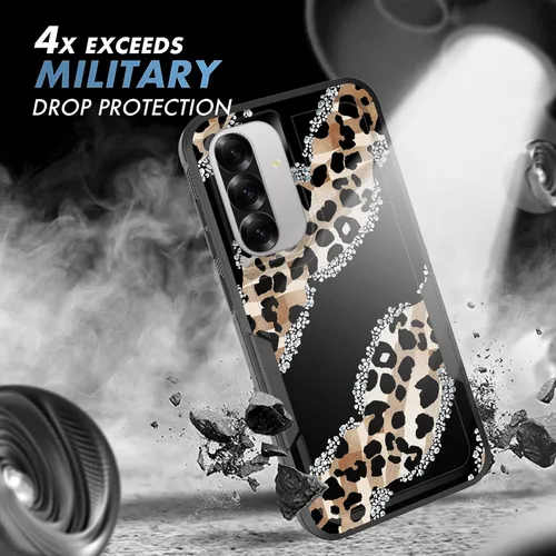 Vista 511 de Funda para Galaxy A14 5G, resistente de doble capa híbrida de policarbonato duro, goma suave, a prueba de golpes, funda protectora resistente