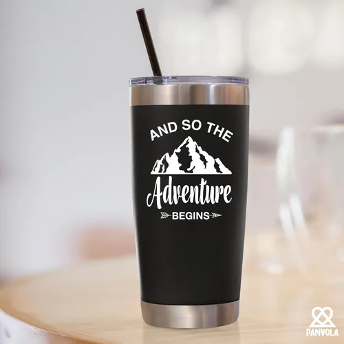 Vista 7 de Panvola And So The Adventure - Vaso aislado al vacío para graduación de jubilación, regalo de jubilación para hombres, marido, papá, mamá, abuelo