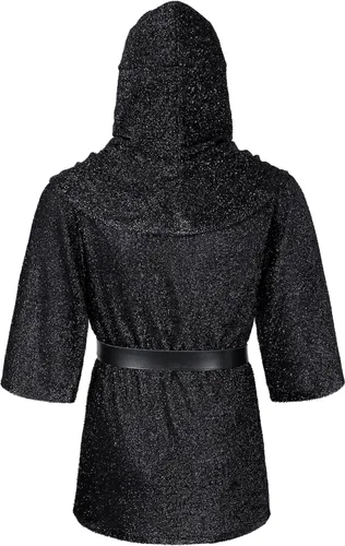 Vista 4 de Conjunto de túnica renacentista de imitación de cadena, camisa tipo túnica de coif medieval de caballero y cruzado