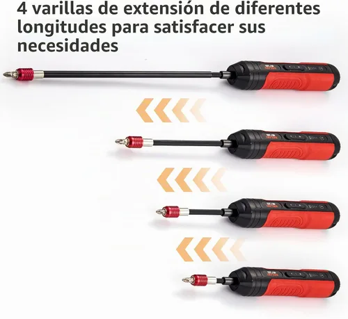 Vista 7 de Extensión de broca, juego de extensión magnética de 1/4, alta precisión con soporte magnético para brocas, 4 soportes multifunción para brocas