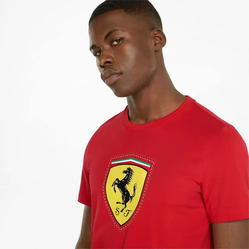 Vista 6 de PUMA Camiseta Ferrari Race de color Big Shield para hombre