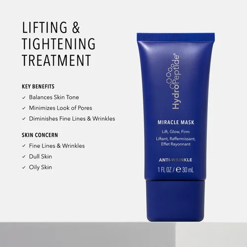 Vista 2 de HydroPeptide Miracle Mask, Lift, Glow, Firm Anti-Arrugas, 0.5 onzas