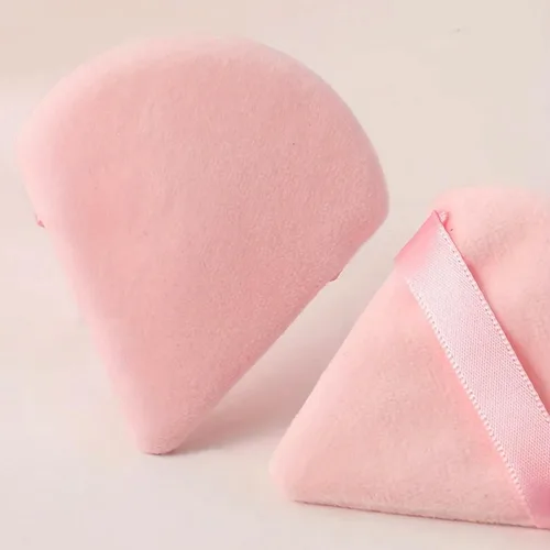 Vista 7 de 12DP12LP - 24 piezas de soplo de polvo, de algodón triangular, lavable para la cara, para polvo suelto, cuerpo, base cosmética, esponja