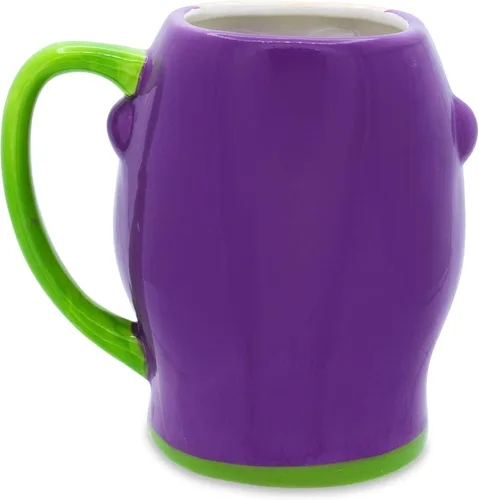 Vista 3 de Silver Buffalo Disney - Taza de té (cerámica), diseño de búfalo 3D, Toy Story Buzz, Blanco/Verde
