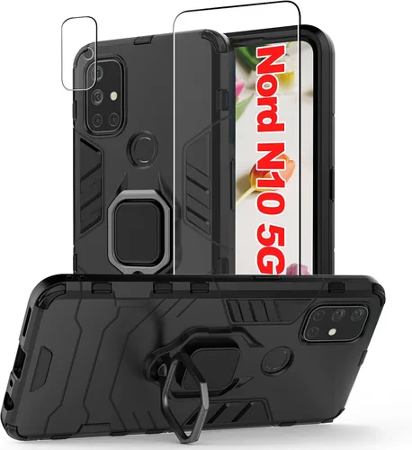 Vista 11 de Jusy Funda resistente a prueba de golpes compatible con Oneplus 8 0.18 oz con soporte de anillo giratorio [no compatible con Verizon y 8pro y 8T]