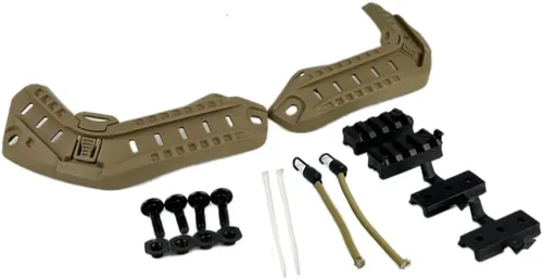 Vista 10 de ATAIRSOFT Kit de montaje en riel para casco rápido, guía de riel lateral del casco con tornillos de montaje de cordón