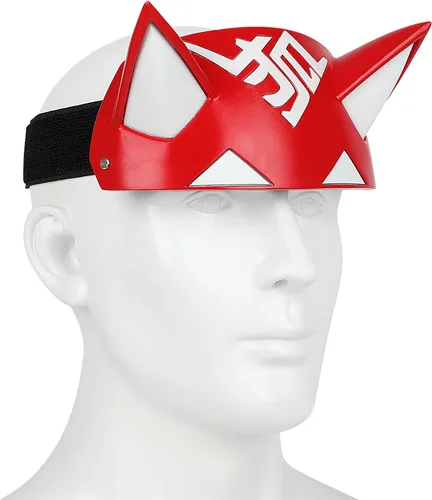 Vista 2 de Pigmiss Máscara Kiriko Kiriko Cosplay casco ajustable de resina diadema accesorios de disfraz de Halloween