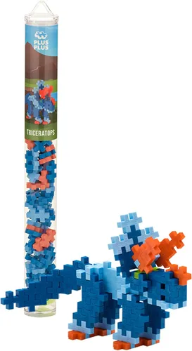 Vista 6 de PLUS PLUS Spinosaurus - Juego de bloques de construcción de figuras de dinosaurio 3D, mini piezas de rompecabezas entrelazadas, juguetes divertidos