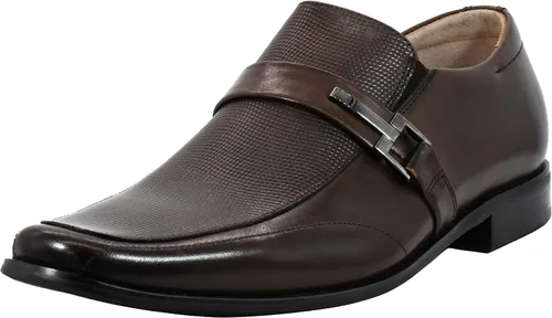 Vista 5 de STACY ADAMS Beau - Mocasín con puntera de gamuza para hombre Negro