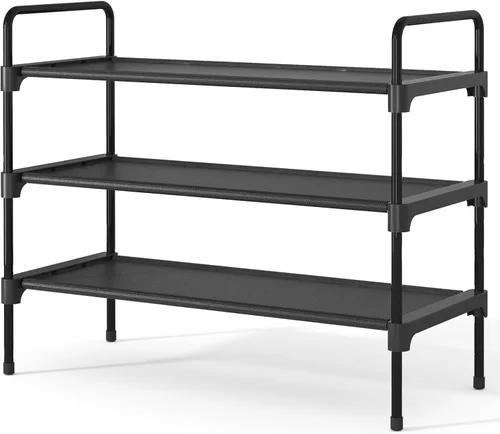 Vista 6 de Kitsure Zapatero para armario, estante de zapatos resistente y duradero, zapatero para entrada, organizador de zapatos personalizado de bricolaje