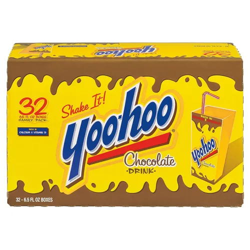 Vista 3 de Yoo-hoo Bebida de chocolate, cajas de 6.5 onzas líquidas, paquete de 32
