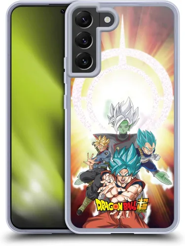 Vista 13 de Head Case Designs Funda de gel con licencia oficial de Dragon Ball Super Group Future Trunks Arc Characters [protección de grado militar] compatible