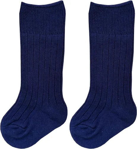 Vista 6 de QandSweat - Calcetines altos unisex para bebé, sin costuras, para niños y niñas, de algodón, uniformes