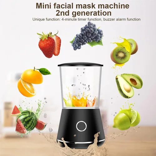 Vista 2 de Hozee Máquina para hacer cremas faciales, tratamiento facial, máquina para hacer mascarillas de frutas y verduras, máquina de mascarilla facial