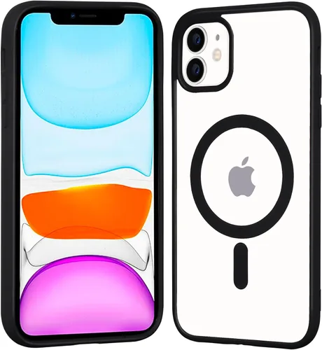 Vista 6 de Diseñada para iPhone Air, funda magnética con purpurina, compatible con carga inalámbrica, parte trasera brillante antiarañazos, a prueba de golpes