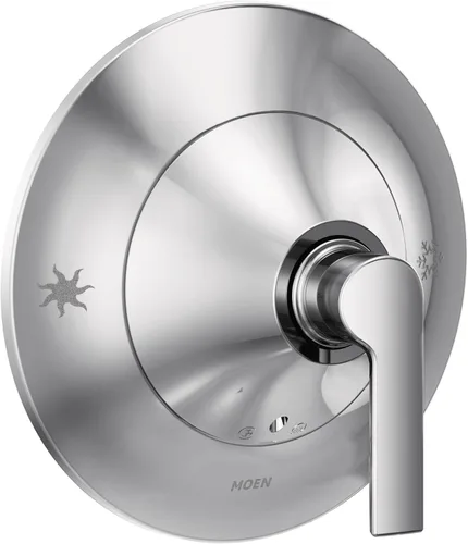 Vista 5 de Moen Doux TS2201BN - Kit de ajuste de válvula de equilibrio de presión Posi-Temp de níquel cepillado de 1 mango, requiere válvula, TS2201BN