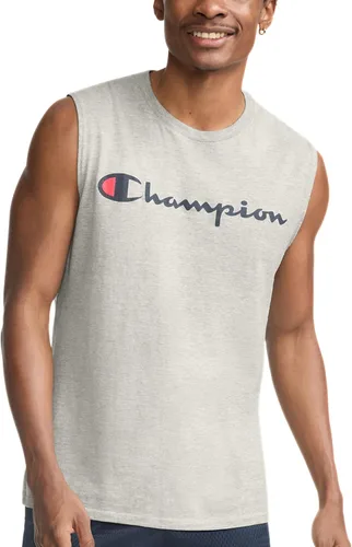 Vista 12 de Champion Camiseta sin mangas para hombre, camiseta muscular clásica con gráfico, camiseta sin mangas para hombre (Regular o Grande y Alto)