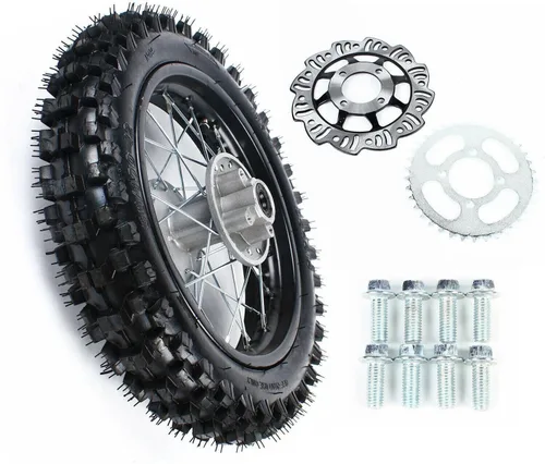 Vista 12 de Llanta Trasera de 2.50-10'' para Moto de Cross/Pit Bike, Llanta para Moto de Cross/Pit Bike de 110cc 90cc 70cc 50cc SUNL JOWAY Coo-lster PW50 TTR50
