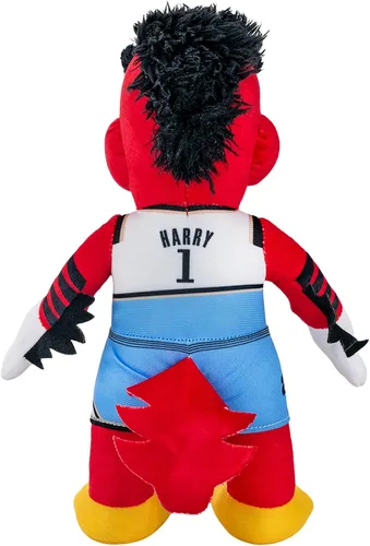 Vista 8 de Bleacher Creatures Atlanta Hawks Harry The Hawk Figura de Peluche de 10" - Una Mascota para Jugar o Exhibir