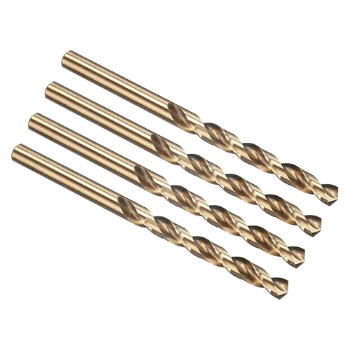 Vista 163 de PATIKIL Broca Jobber de 0.039 in, vástago recto M35 cobalto 5% acero de alta velocidad 135° acabado dorado para metal duro de acero inoxidable - 2