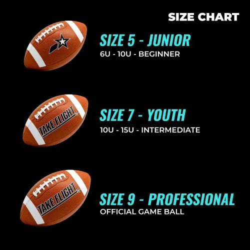 Vista 3 de TAKE Flight Football, pelota de juego oficial (ECO-Leather)