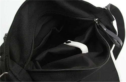 Vista 3 de GO2COSY Anime Demon Slayer Bolso de hombro Kimetsu no Yaiba Bolso de mensajero Bolso cruzado, 1, Mensajero