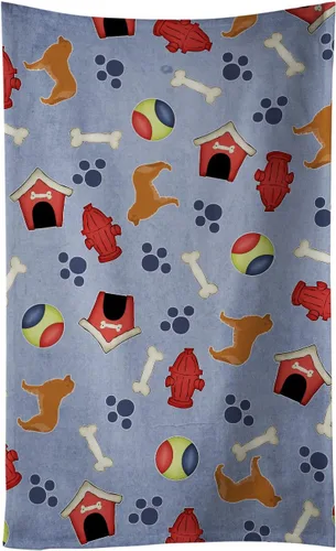 Vista 82 de Caroline's Treasures BB3948KTWL Affenpinscher Dog House Collection - Toalla de cocina para invitados, toalla de baño decorativa para cara, té, paño