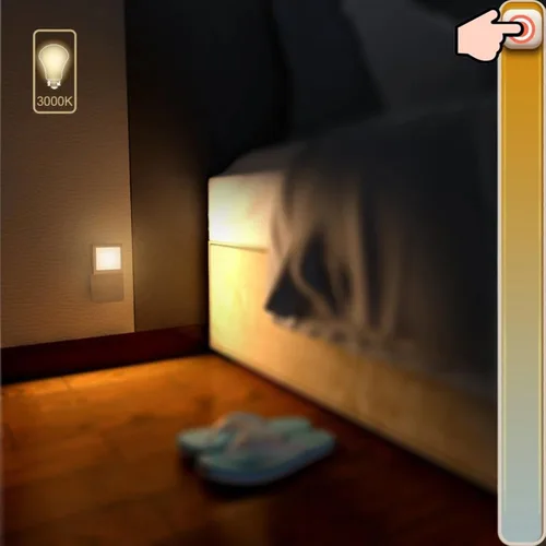 Vista 6 de Luces nocturnas LED enchufables a la pared, 2 luces LED de noche enchufables con sensor automático de atardecer a amanecer, luces nocturnas blancas