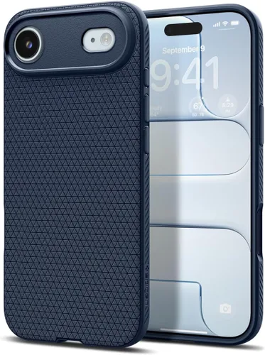 Vista 28 de Spigen Liquid Air - Funda diseñada para iPhone 11 (2019), color negro mate