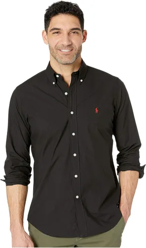 Vista 36 de POLO RALPH LAUREN Men's Classic Fit Plaid Oxford Shirt Blanco básico