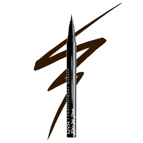 Vista 15 de NYX PROFESSIONAL MAKEUP Epic Ink Liner, delineador líquido impermeable, negro, fórmula vegana