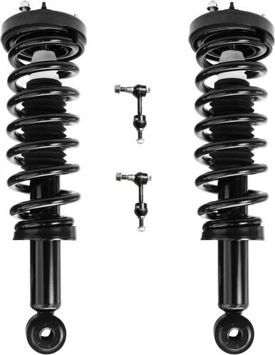 Vista 17 de Detroit Axle - Kit de 4 piezas de puntales delanteros para Toyota Highlander 2001 2002 2003, enlaces de barra antivuelco estabilizadores y puntales