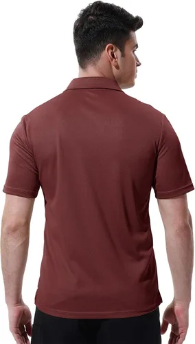 Vista 3 de YSENTO Polo para hombre, de manga corta, con cuello y bolsillo