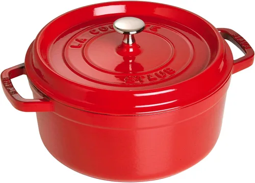 Vista 6 de Staub La Cocotte Redonda 40509-804 Mini Pico Cocotte Redonda Verde Basil 40509-804 Olla Esmaltada Pequeña de Dos Manijas