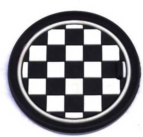 Vista 3 de Posavasos de silicona de 0.29 in, para Mini Cooper AA2257, cuadriculado