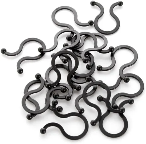 Vista 3 de Paquete de 50 bridas de polipropileno reutilizables, tamaño surtido (D:0.433 in y 0.709 in), organizador de cables para el hogar, oficina, viajes