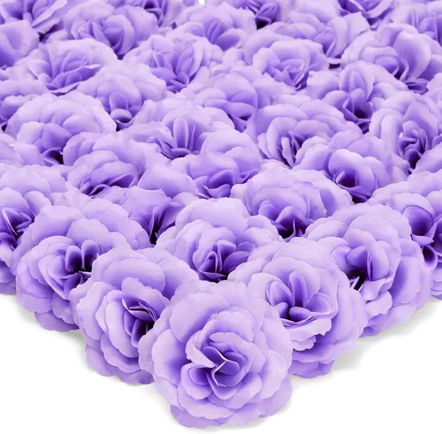 Vista 14 de Bright Creations Rosas artificiales sin tallo, flores artificiales negras para manualidades, rosas de espuma suave para arreglos de bricolaje, 200