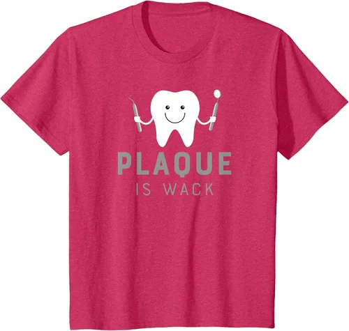 Vista 29 de Plaque is Wack Funny Dental Hygienist T-Shirt Asphalt Grey
