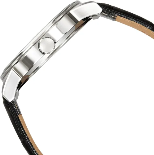 Vista 4 de Kenneth Cole New York Reloj automático automático de acero inoxidable y cuero para hombre