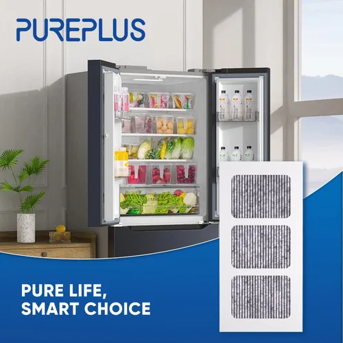 Vista 9 de PUREPLUS Paultra2 - Filtro de aire de repuesto para refrigerador, compatible con Pureair Ultra 2, Pureair Ultra ll, 242047805, 5303918847