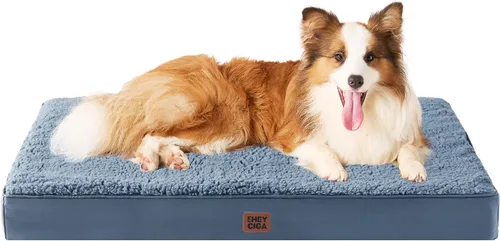 Vista 12 de EHEYCIGA Camas ortopédicas para perros, cama para perros con funda extraíble lavable, todos los tamaños de perros