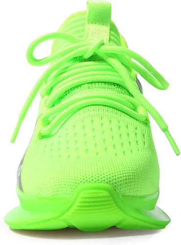 Vista 4 de kokib Zapatos deportivos para correr y caminar de malla ligeros transpirables atléticos para correr a la moda zapatos deportivos y hoja de tenis