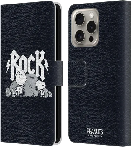 Vista 62 de Head Case Designs Funda de piel con licencia oficial de Peanuts Charlie Brown Good Grief Rock Tees compatible con Apple iPhone 11 Charlie Brown Buen