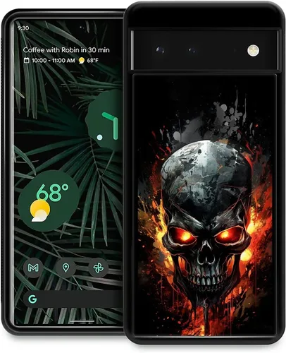 Vista 296 de Compatible con Google Pixel 4A 5G Mobile Case Creative Acrylic Panel trasero Silicona Protección Grip especialmente diseñado para Google Pixel 4A 5G