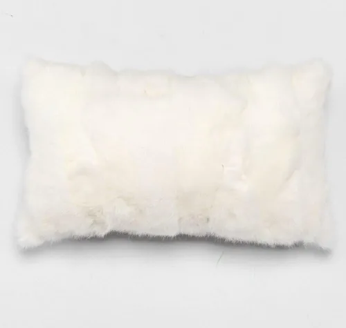 Vista 13 de Fundas de cojín de piel de conejo de lujo, fundas de almohada suaves y decorativas para salas de estar, funda de cojín decorativa de piel de conejo