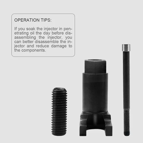 Vista 6 de Kit de herramientas de extracción de inyectores de combustible compatible con Ford Powerstroke Diesel 6.7L (2011-2018) Herramienta de extracción