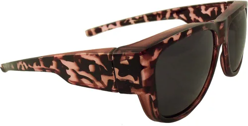 Vista 3 de Se ajustan sobre gafas de sol en colores tortuga, desgaste sobre gafas graduadas, polarizadas